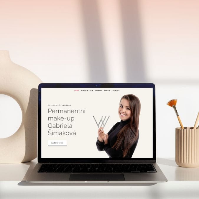 weby pro kosmetičky